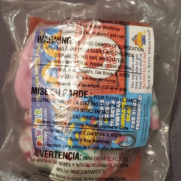 Unopened vintage Happy meal toy Build-A-Bear workshop. - Picture 7 of 7